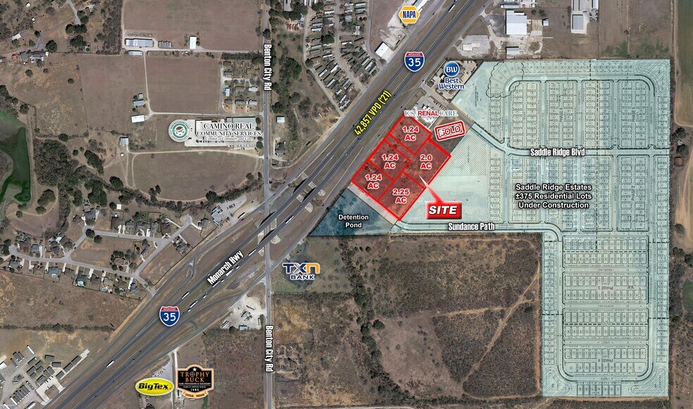 Saddle Ridge Blvd, Lytle, TX 78052 Lytle Commercial Pad Sites