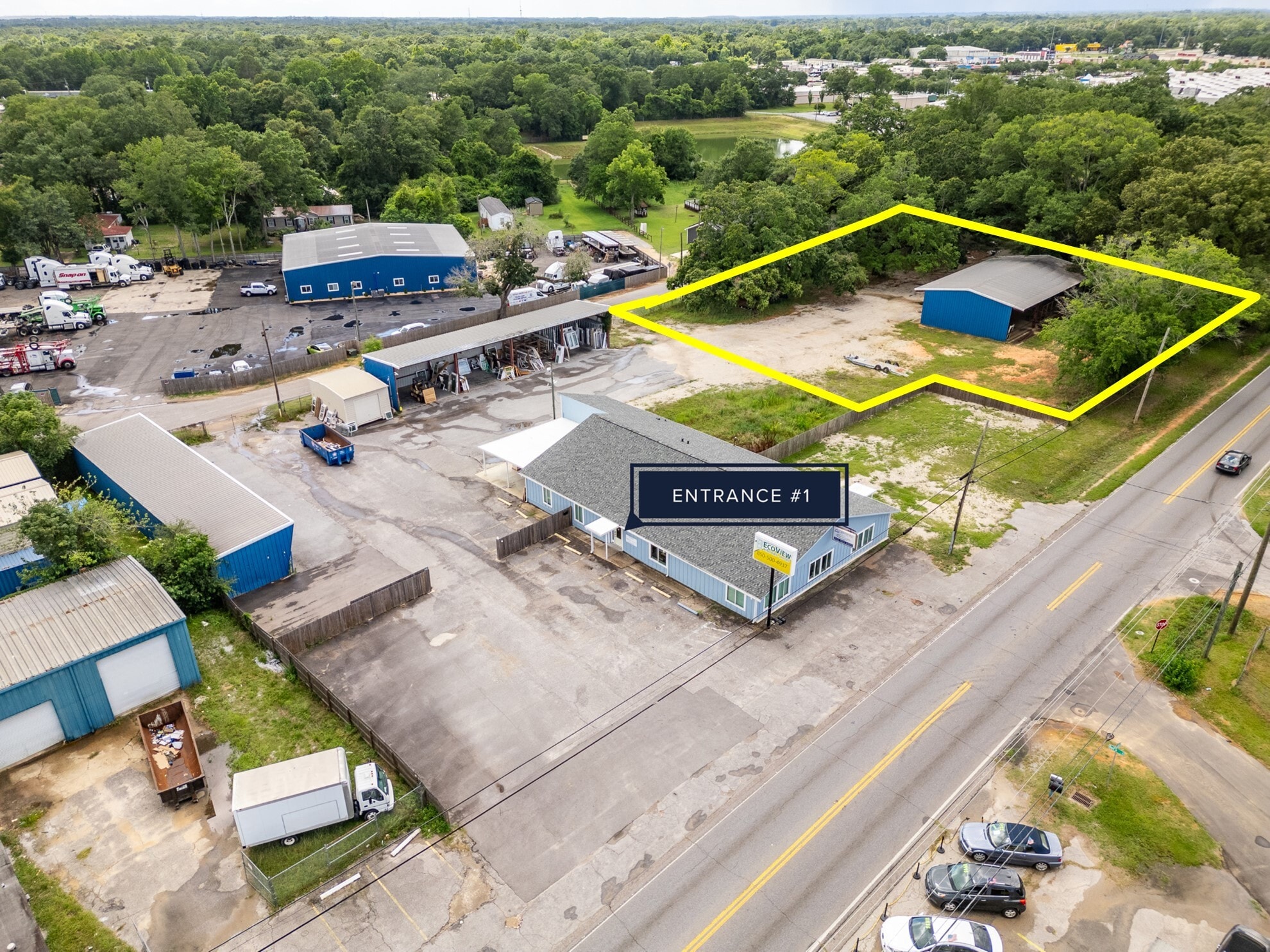 8701 N Palafox St, Pensacola, FL for lease Aerial- Image 1 of 9