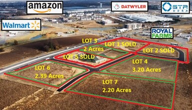 835 Middletown Warwick Rd, Middletown, DE - AERIAL  map view