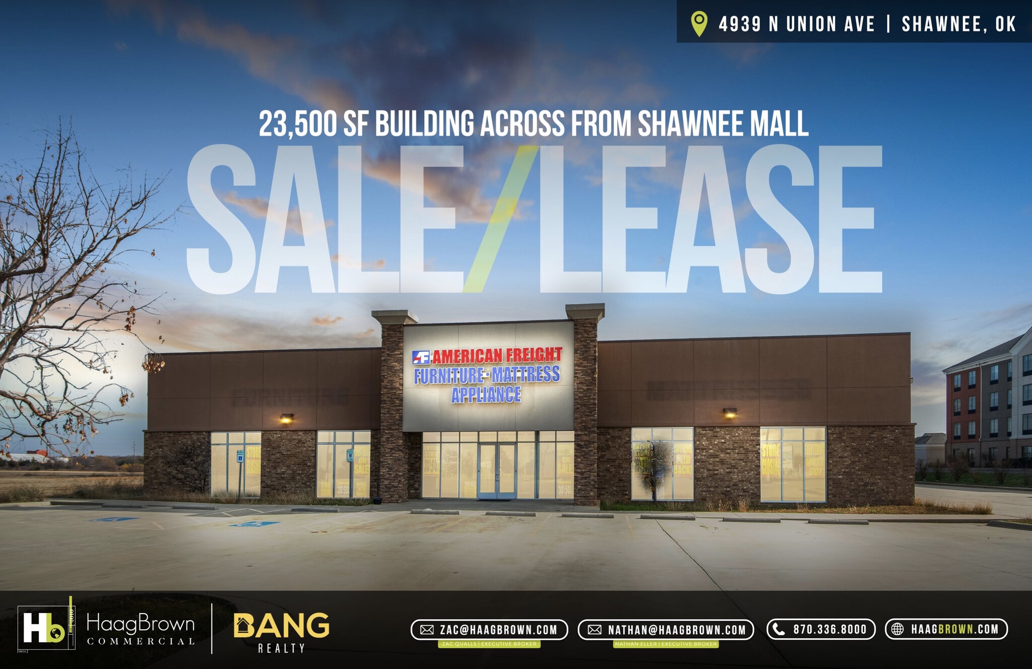 4939 N Union Ave, Shawnee, OK for lease Building Photo- Image 1 of 5