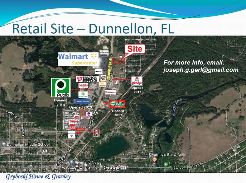 N Williams Street & SW 110th St, Dunnellon, FL for sale - Aerial - Image 1 of 1