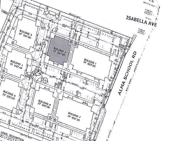 1830 S Alma School Rd, Mesa, AZ for lease - Plat Map - Image 2 of 2