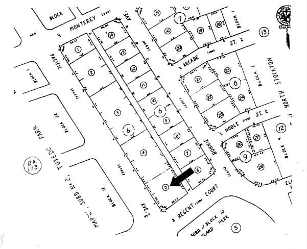 2616 Pacific Ave, Stockton, CA for lease - Plat Map - Image 3 of 3