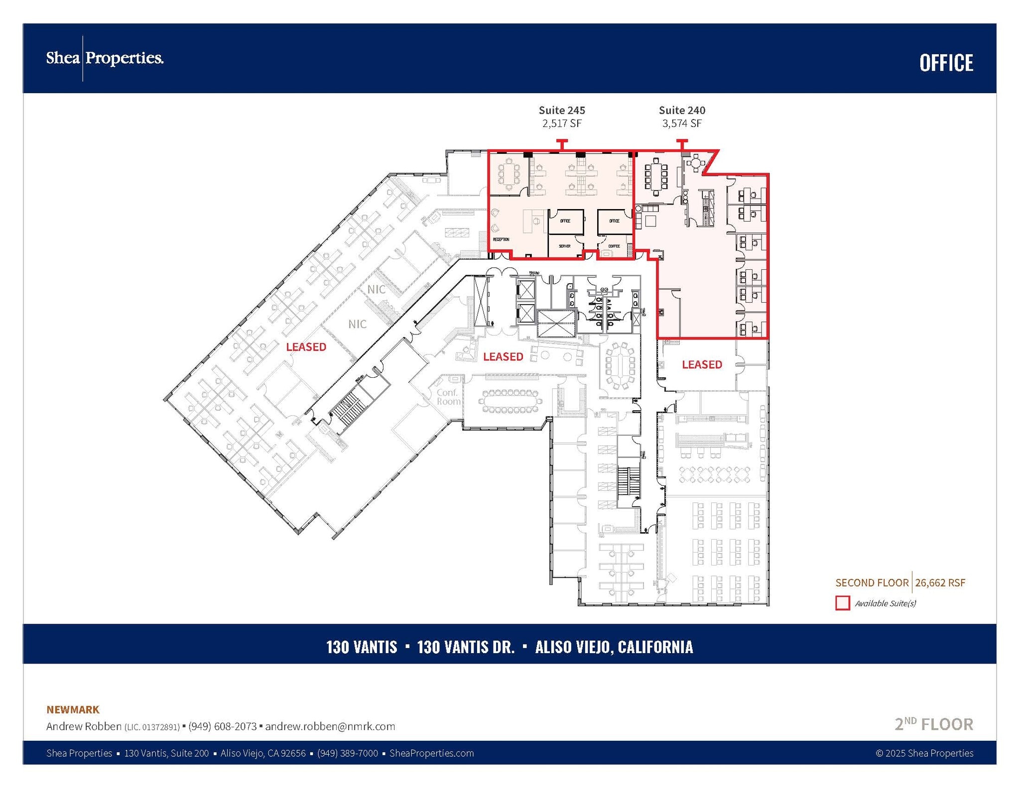 130 Vantis Dr, Aliso Viejo, CA for lease Interior Photo- Image 1 of 1