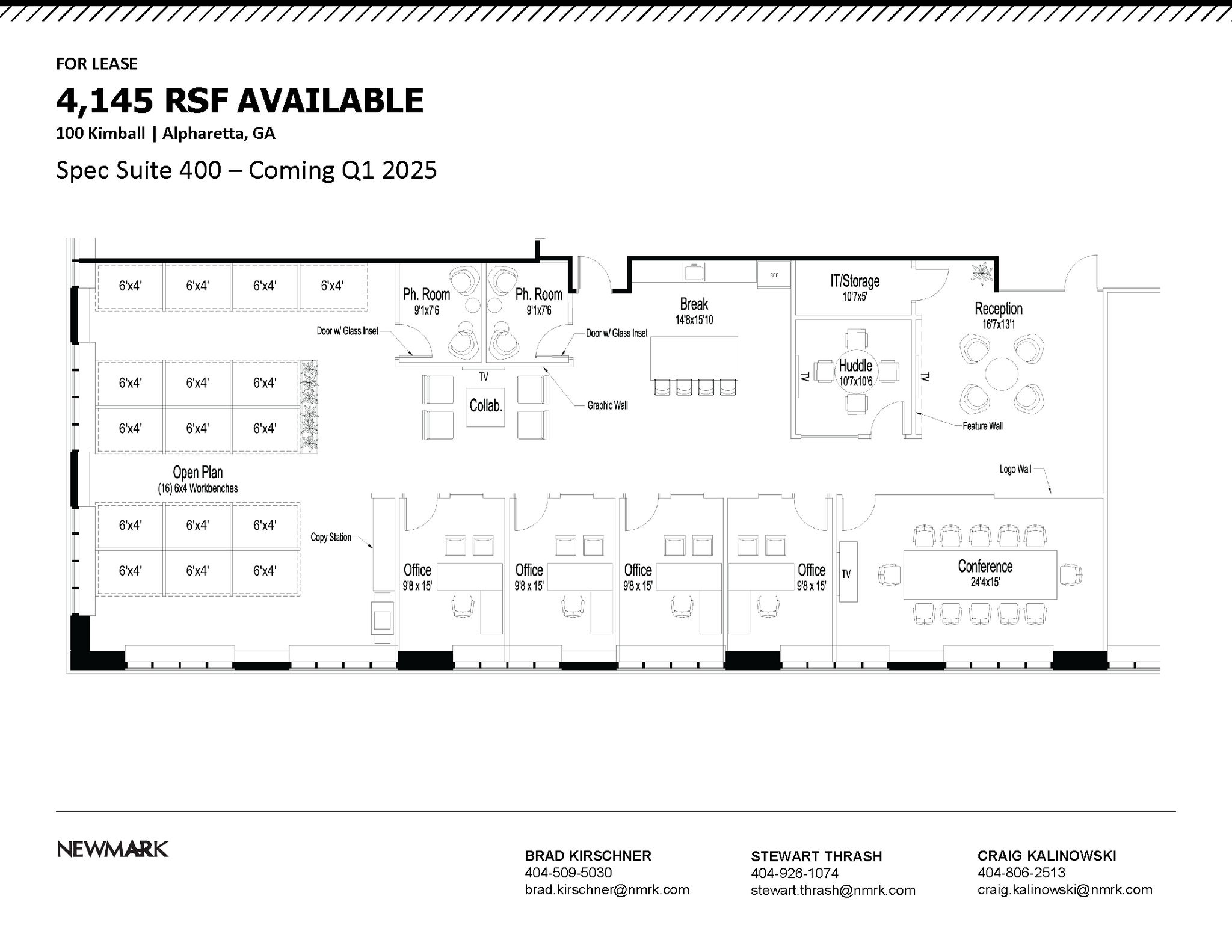 100 Kimball Pl, Alpharetta, GA for lease Floor Plan- Image 1 of 8