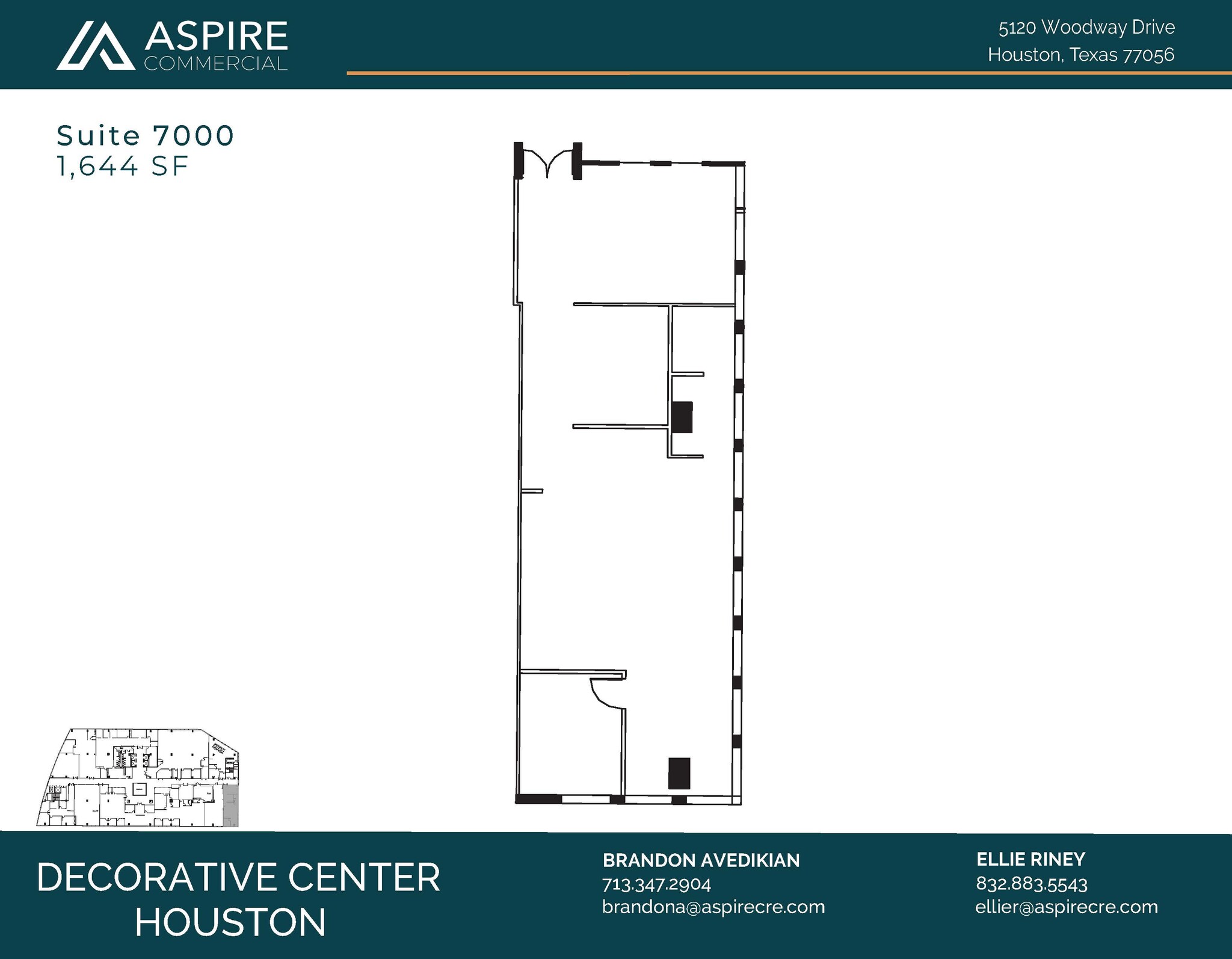 5120 Woodway Dr, Houston, TX for lease Floor Plan- Image 1 of 1