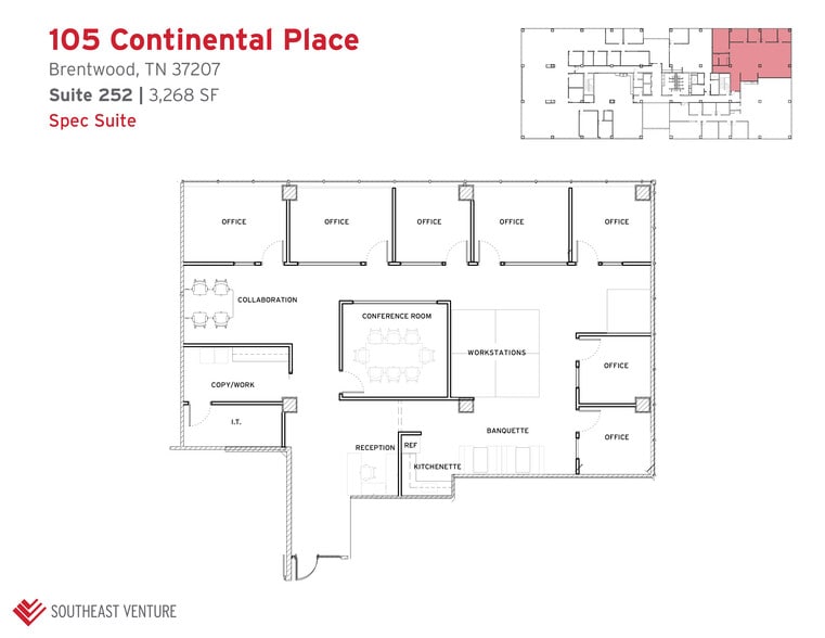 105 Continental Pl, Brentwood, TN for lease - Building Photo - Image 2 of 7