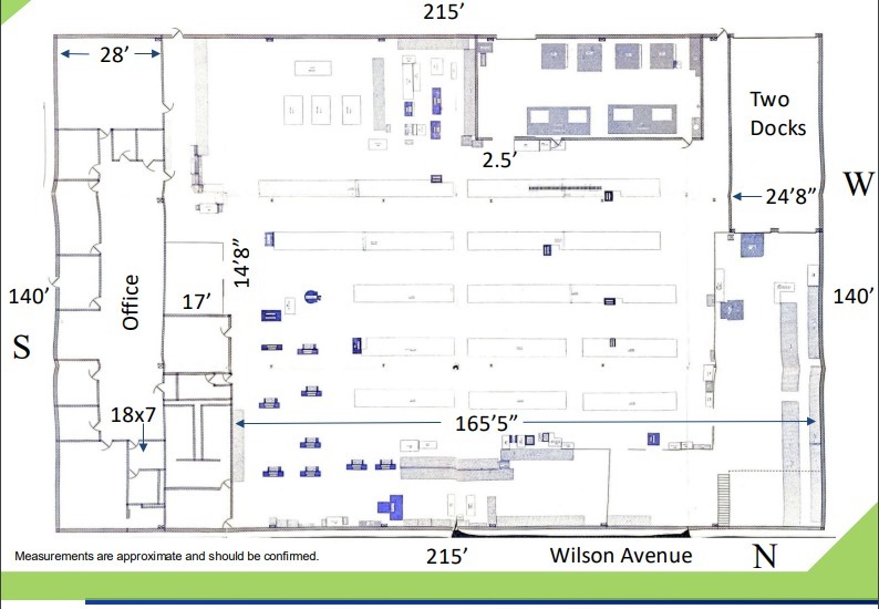 7051 W Wilson Ave, Norridge, IL for lease Floor Plan- Image 1 of 1