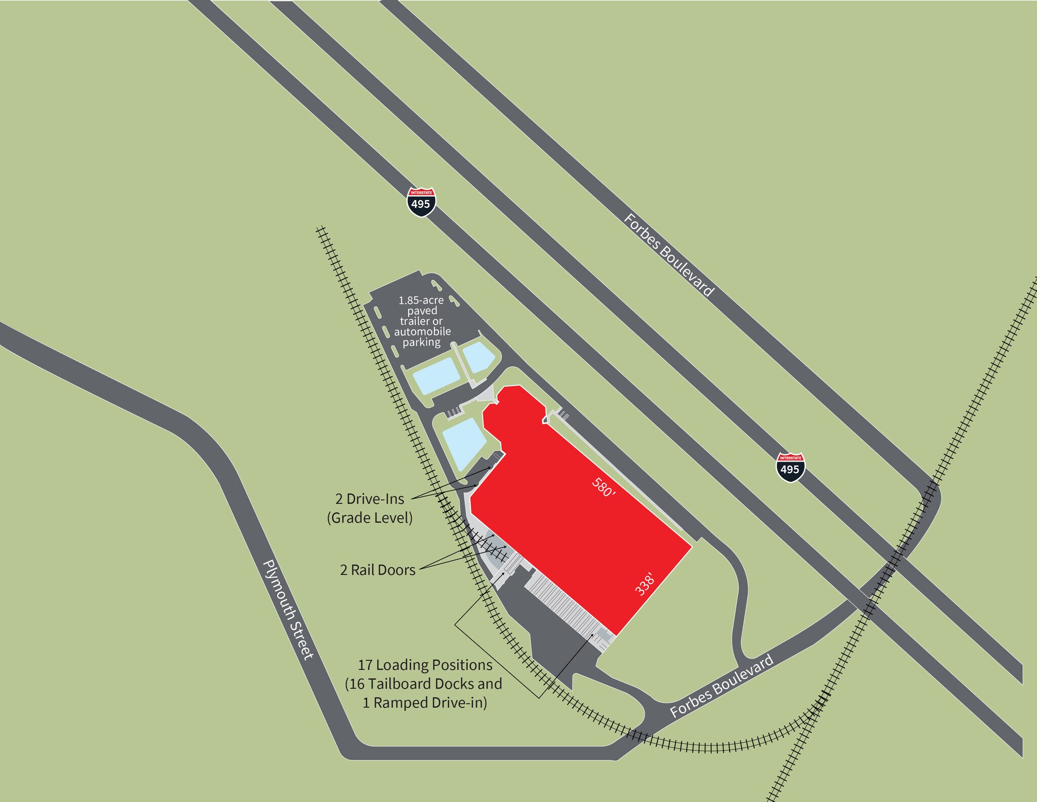 550 Forbes Blvd, Mansfield, MA 02048 Industrial for Lease