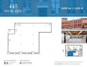 445 W Erie St, Chicago, IL for lease Floor Plan- Image 1 of 8