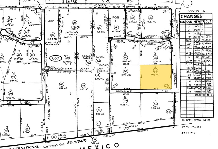 2737 Britannia Blvd, San Diego, CA for sale - Plat Map - Image 2 of 3