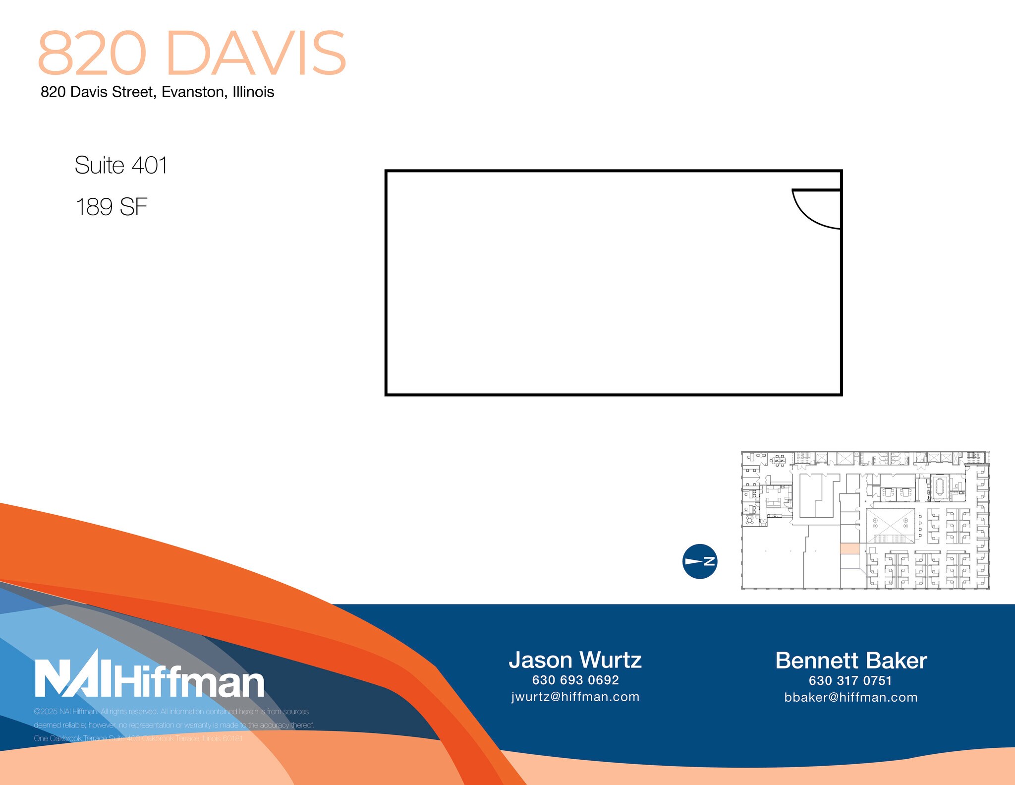 820 Davis St, Evanston, IL for lease Floor Plan- Image 1 of 1