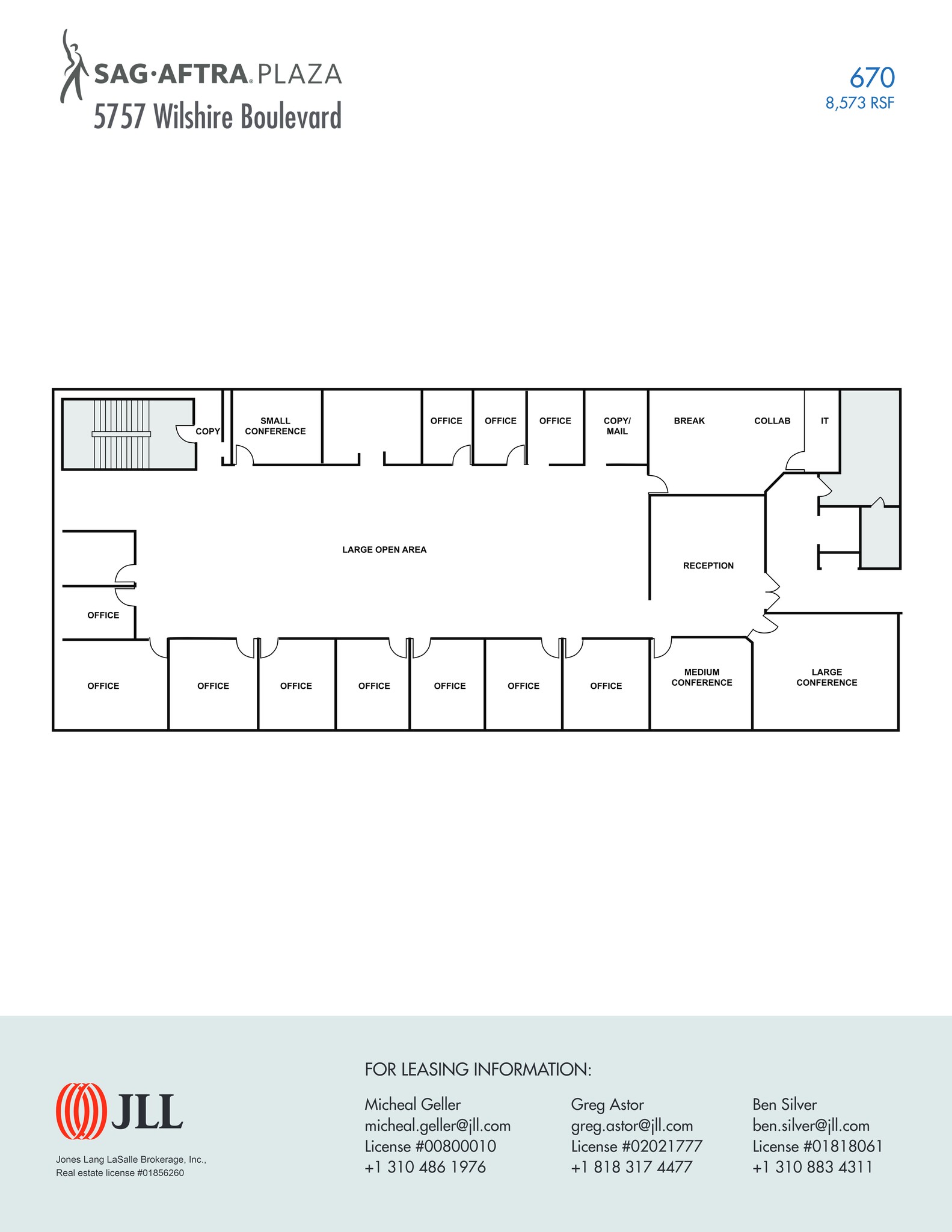 5757 Wilshire Blvd, Los Angeles, CA for lease Site Plan- Image 1 of 1