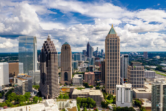 1201 W Peachtree St NW, Atlanta, GA - aerial  map view