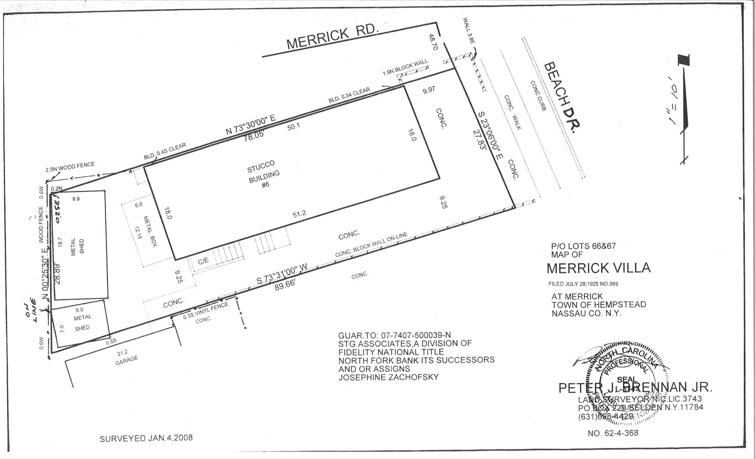 6 Beach Dr, Merrick, NY 11566 2,000 sf Office / Retail Building For