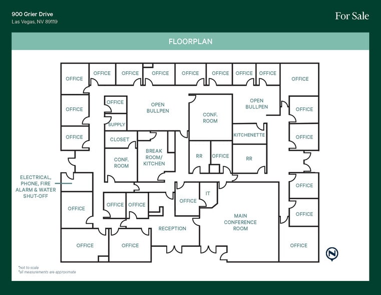 900 Grier Dr, Las Vegas, NV for sale - Floor Plan - Image 3 of 15