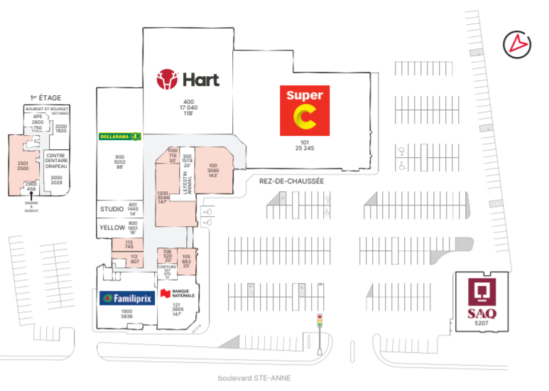 10516 Boul Sainte-Anne, La Côte-de-Beaupré, QC for lease Floor Plan- Image 1 of 1