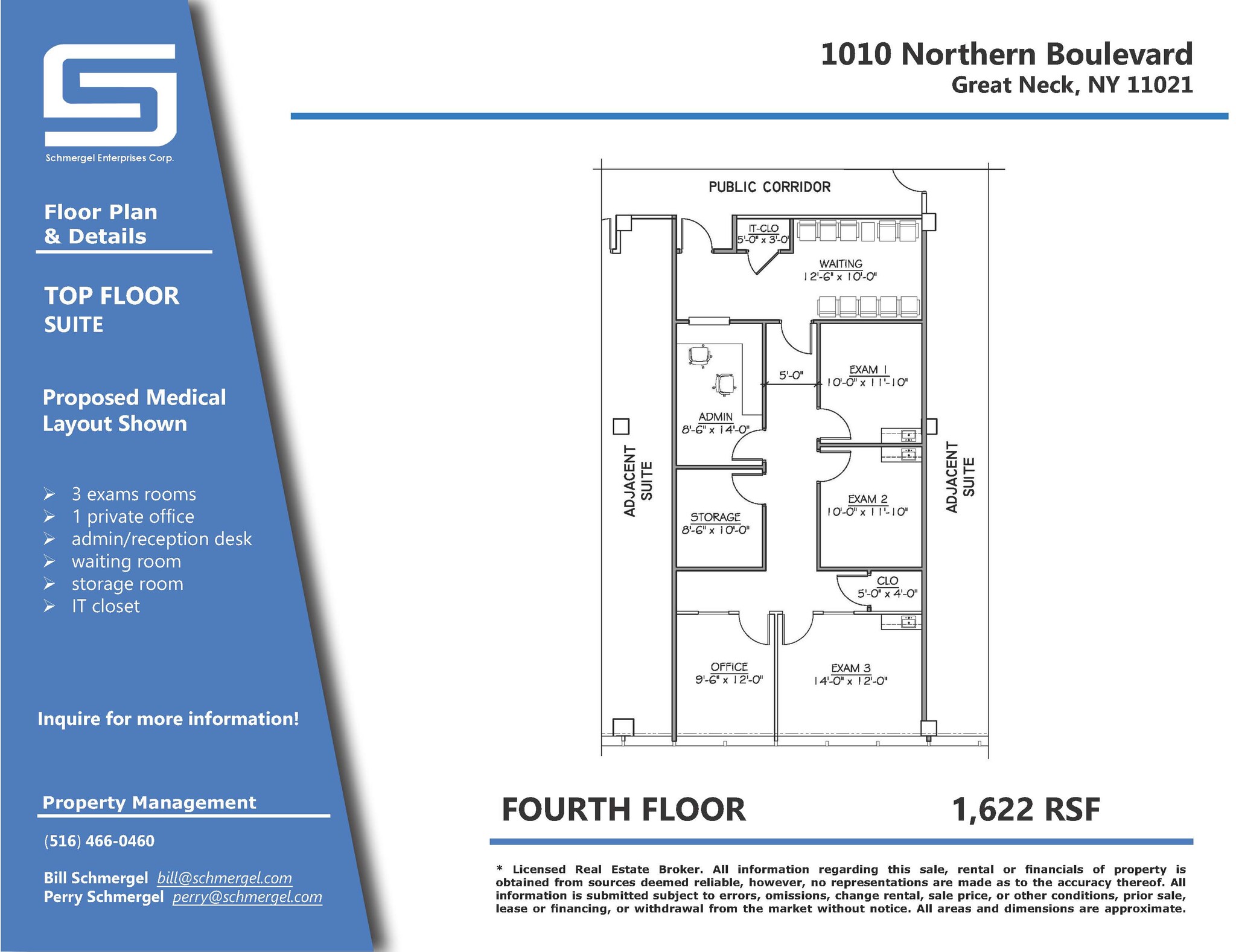 1010 Northern Blvd, Great Neck, NY for lease Floor Plan- Image 1 of 1