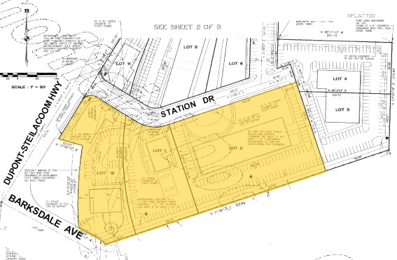 1000 Station Dr, Dupont, WA for sale Plat Map- Image 1 of 1