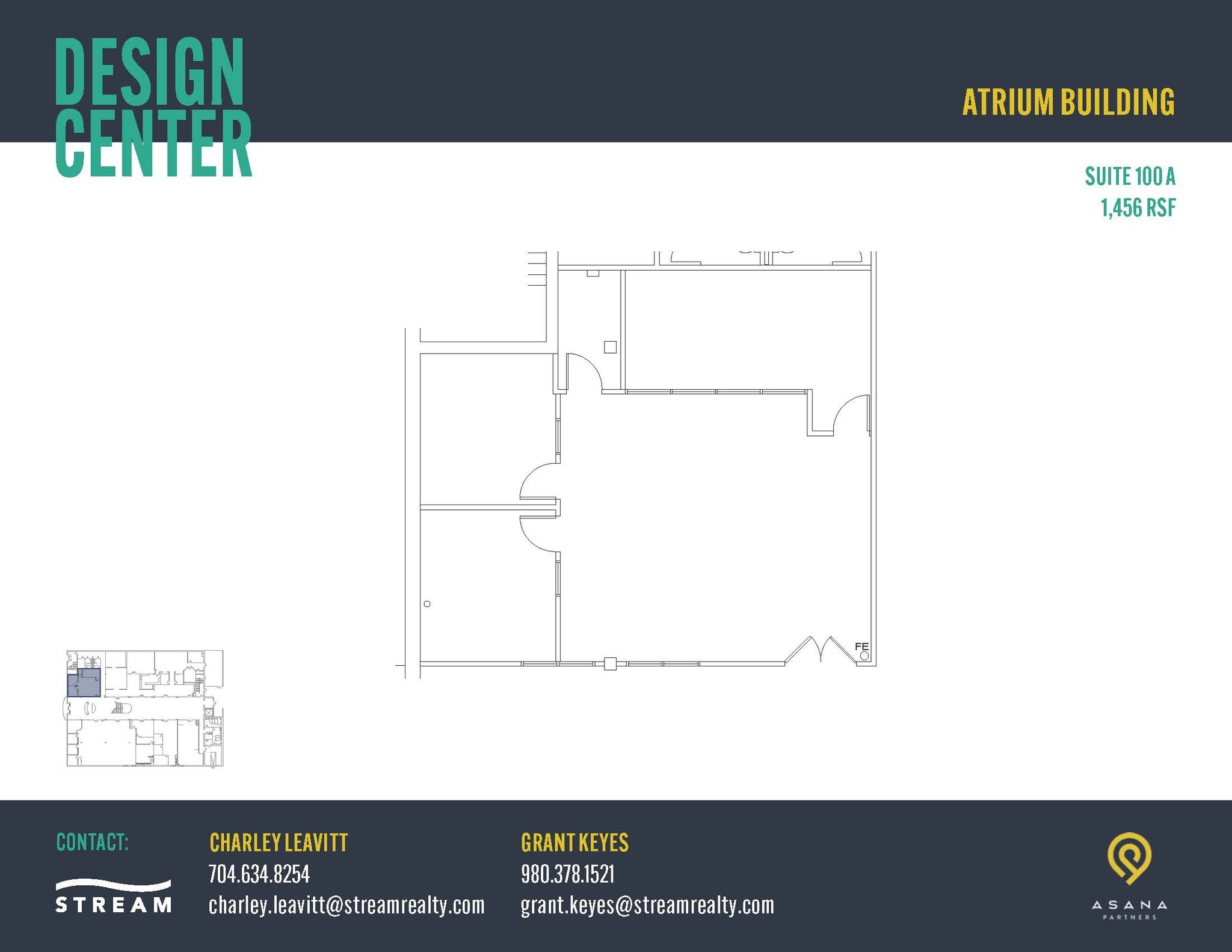 127 W Worthington Ave, Charlotte, NC for lease Floor Plan- Image 1 of 1