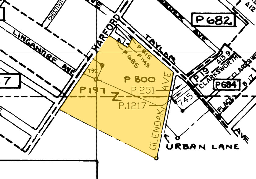 7601-7709 Harford Rd, Baltimore, MD for lease - Plat Map - Image 2 of 3