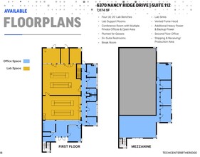 6310 Nancy Ridge Dr, San Diego, CA for lease Floor Plan- Image 1 of 1