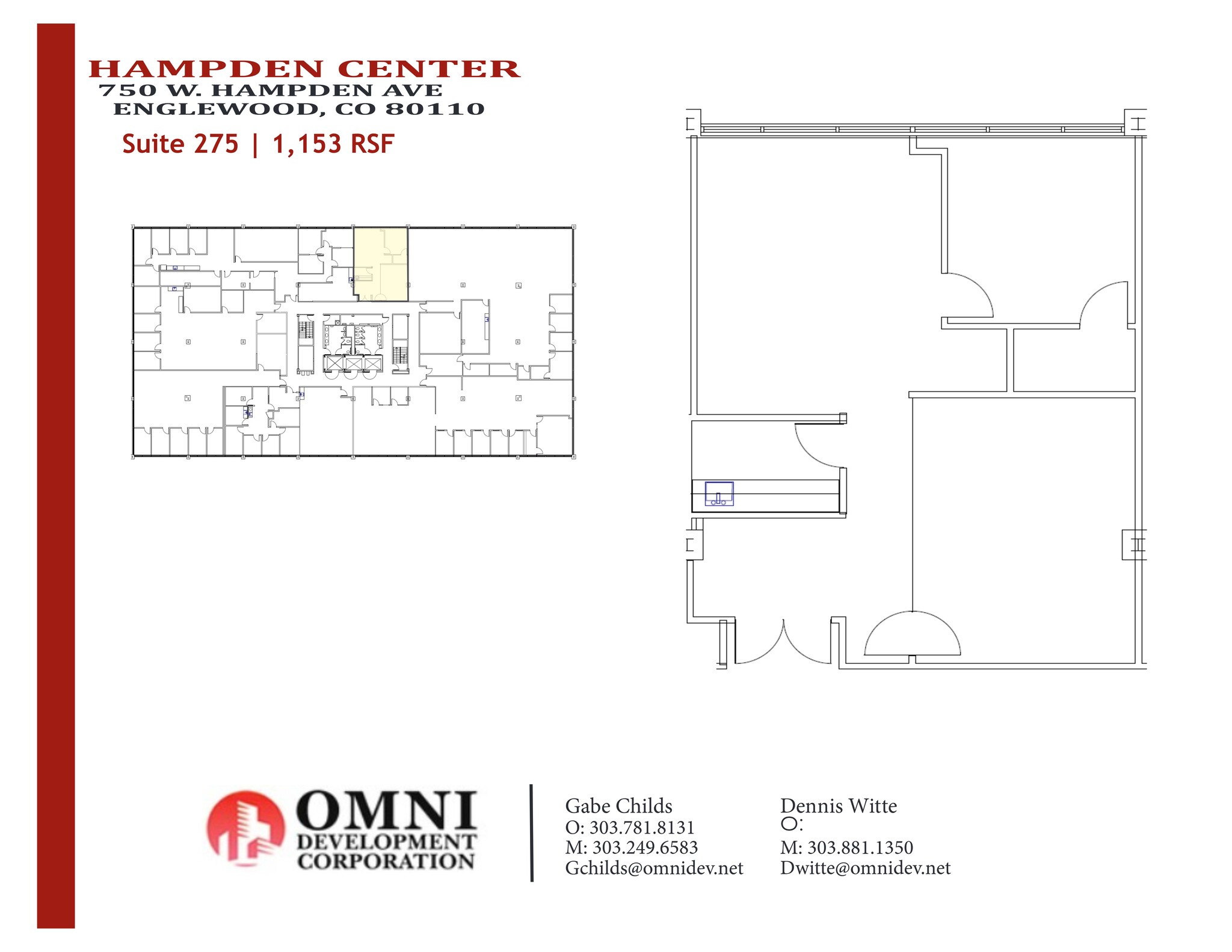 750 W Hampden Ave, Englewood, CO for lease Site Plan- Image 1 of 1