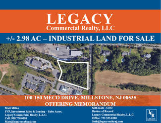 More details for 100-150 Meco Dr, Millstone, NJ - Land for Sale