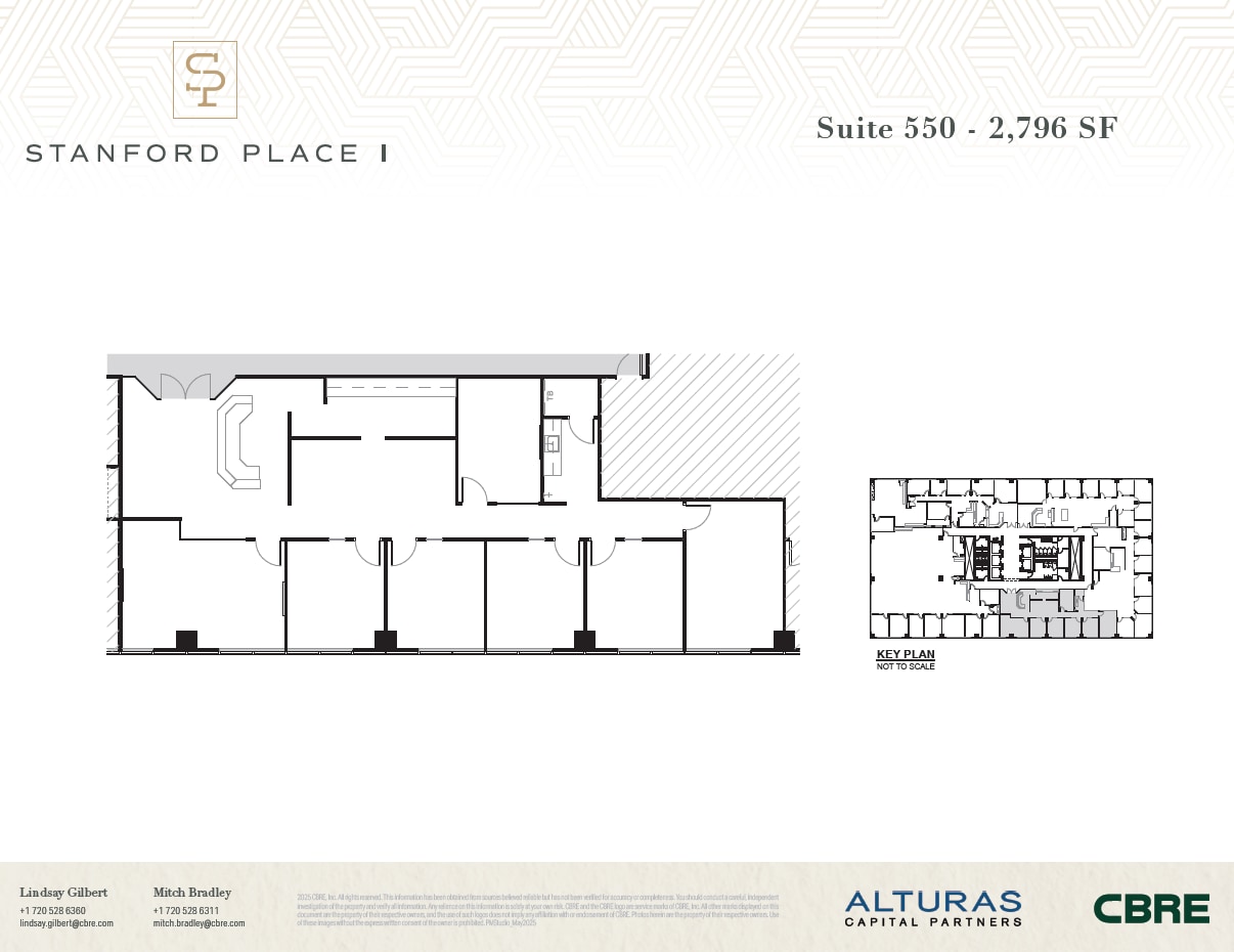 8055 E Tufts Ave, Denver, CO for lease Floor Plan- Image 1 of 1