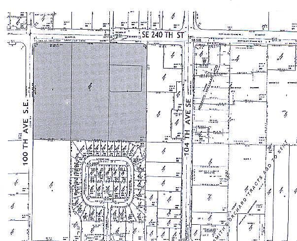 10201 SE 240th St, Kent, WA for sale - Plat Map - Image 2 of 2
