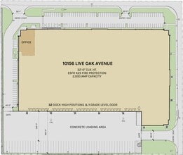 10156 Live Oak Ave, Fontana, CA for lease Site Plan- Image 2 of 2