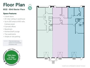 8500-8544 Baxter Pl, Burnaby, BC for lease Floor Plan- Image 1 of 1