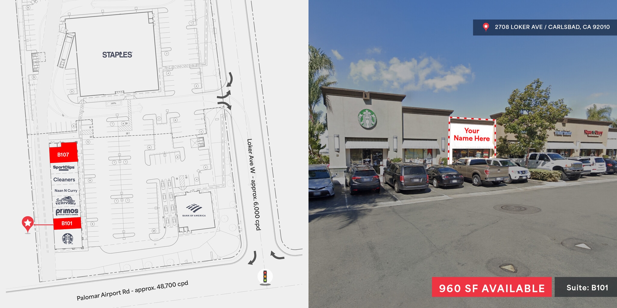 2708 Loker Ave W, Carlsbad, CA for lease Site Plan- Image 1 of 1
