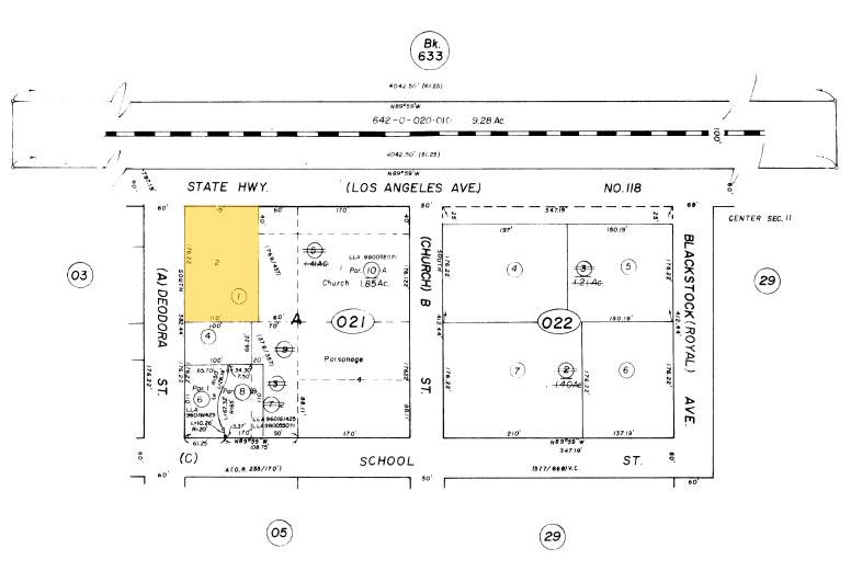 3010 E Los Angeles Ave, Simi Valley, CA for lease - Plat Map - Image 3 of 3