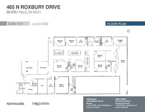 465 N Roxbury Dr, Beverly Hills, CA for lease Floor Plan- Image 1 of 1