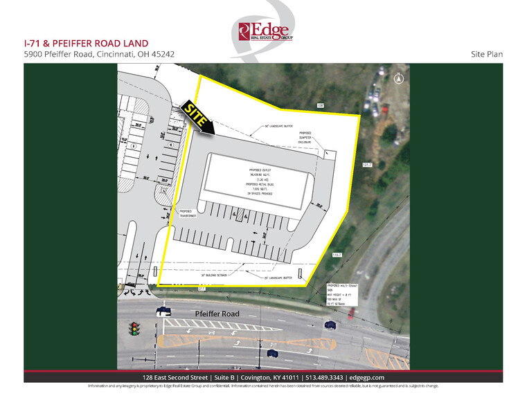 5900 Pfeiffer Rd, Blue Ash, OH for lease - Site Plan - Image 3 of 5