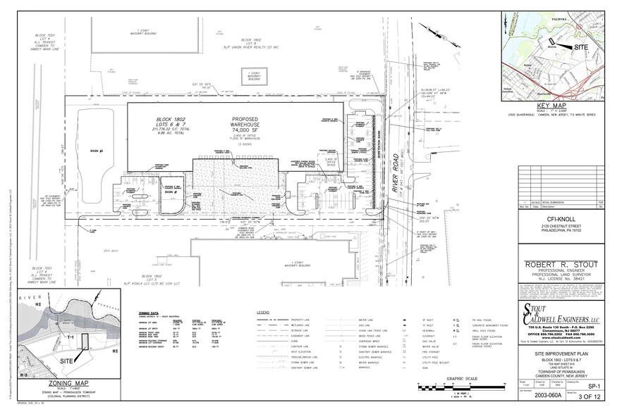 9191 River Rd, Pennsauken, NJ for lease - Site Plan - Image 1 of 2