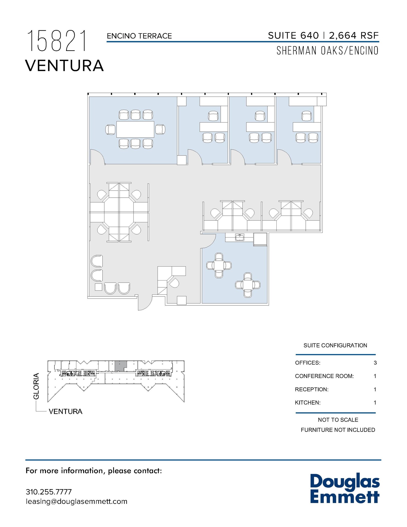 15821 Ventura Blvd, Encino, CA for lease Floor Plan- Image 1 of 1