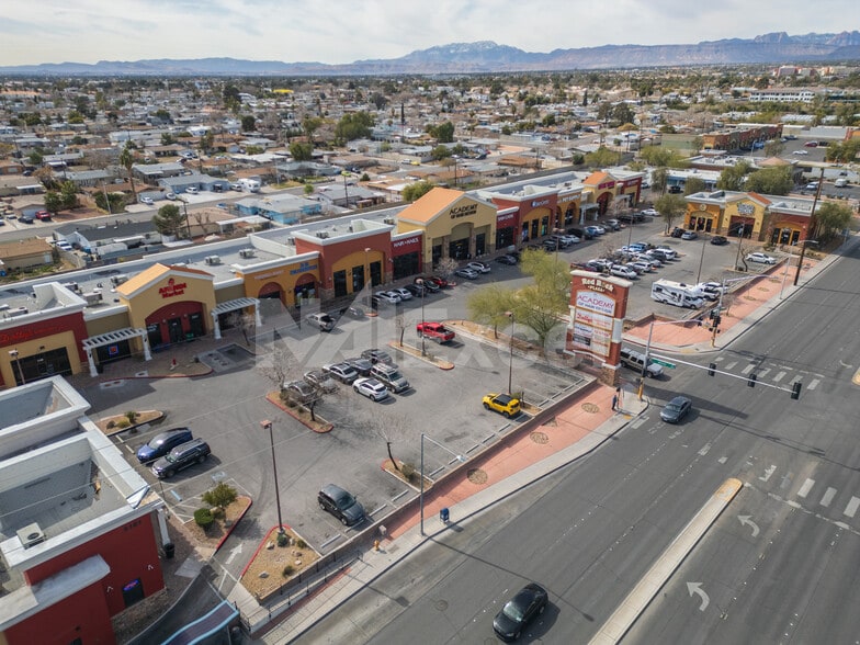 5181-5191 W Charleston Blvd, Las Vegas, NV for lease - Aerial - Image 3 of 6