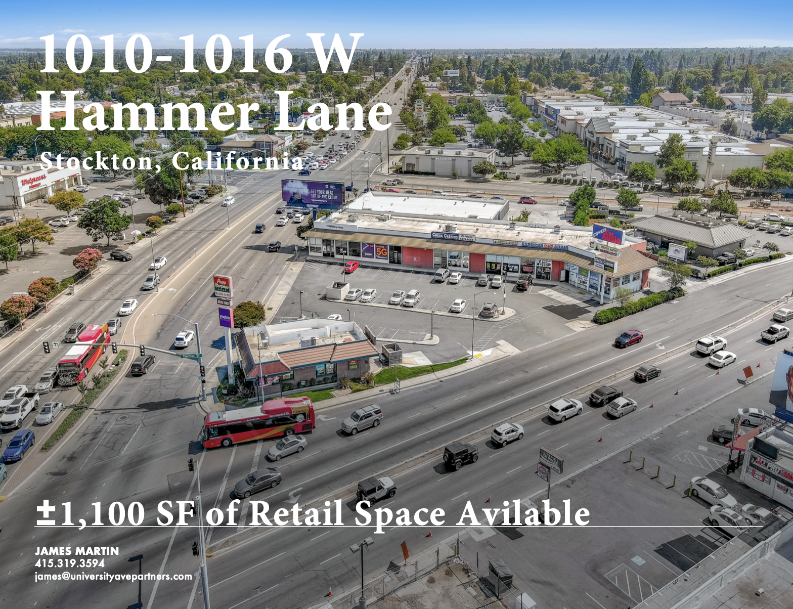 1010-1016 W Hammer Ln, Stockton, CA for lease Building Photo- Image 1 of 5