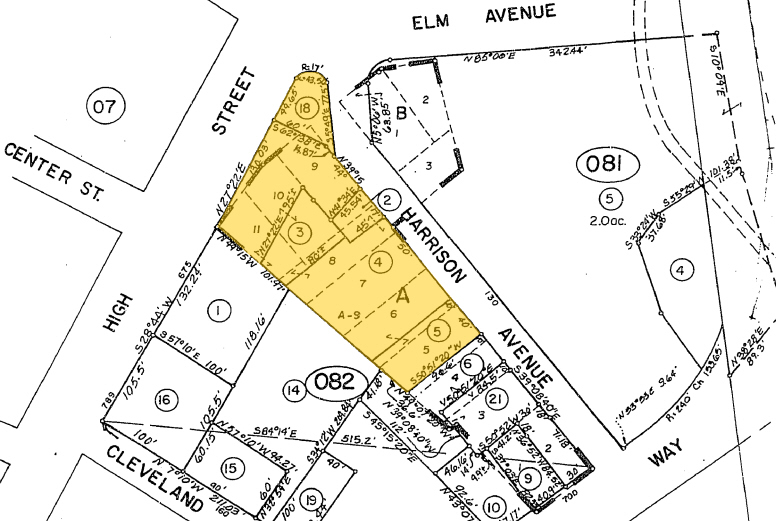 605-725 High St, Auburn, CA for lease - Plat Map - Image 3 of 3