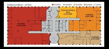 1333 Burr Ridge Pky, Burr Ridge, IL for lease Floor Plan- Image 1 of 1