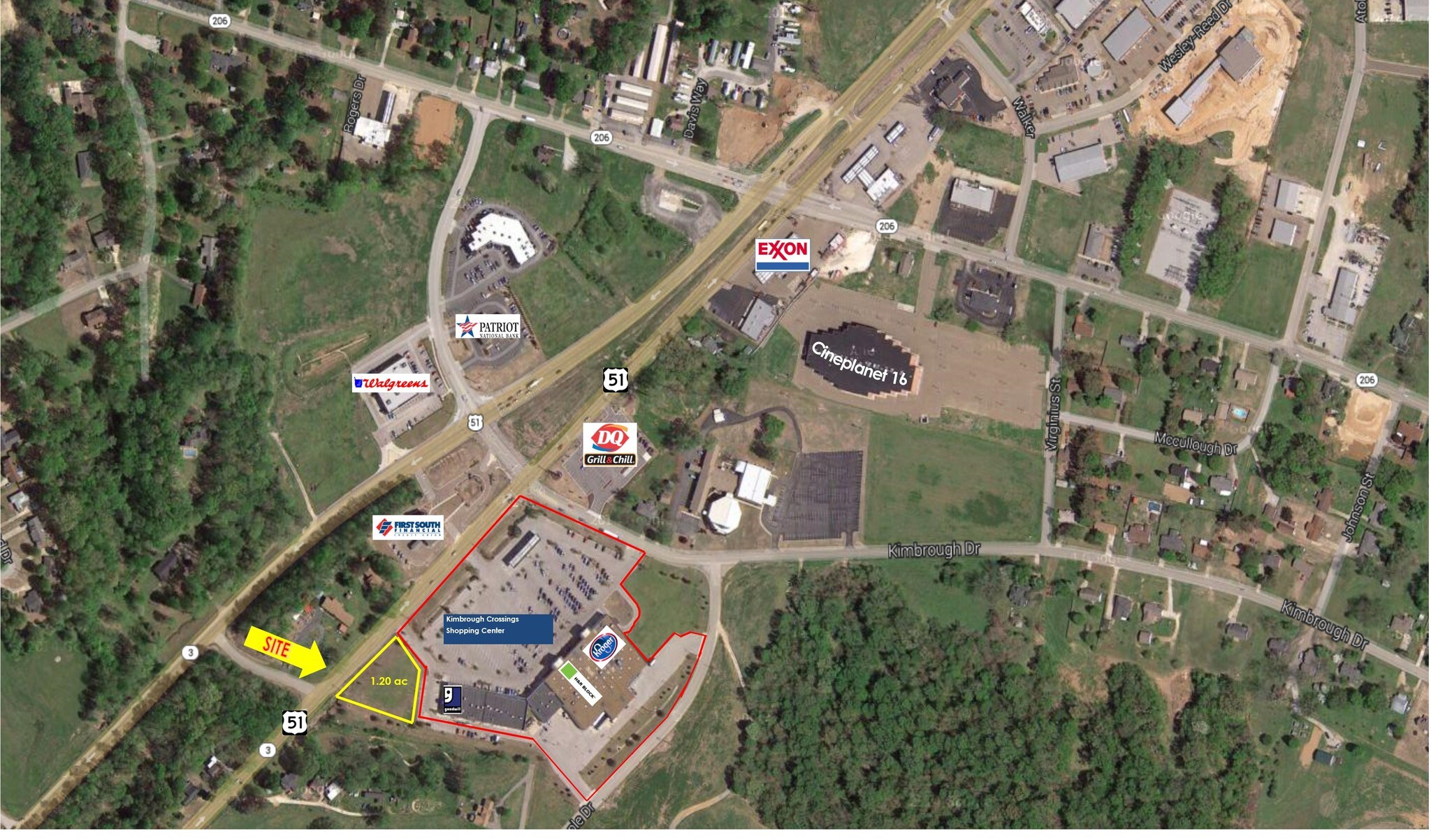 Highway 51 S, Atoka, TN, 38004 Commercial Land For Sale