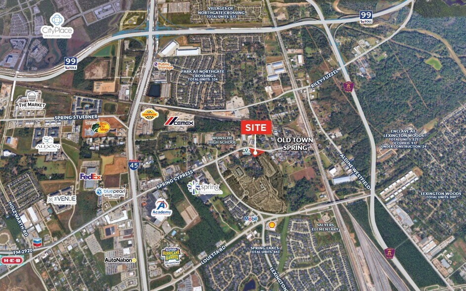 609 Spring Cypress Rd, Spring, TX for sale - Aerial - Image 2 of 7