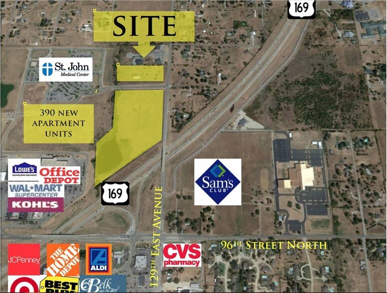 Nwc Hwy 169 129th East Ave Owasso Ok 74055 Commercial Land Nwc Hwy 169 129th East Ave Owasso