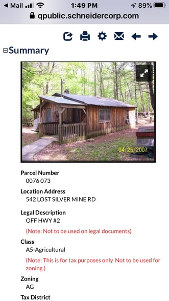 0 Lost Silver Mine Rd, Cisco, GA for sale - Primary Photo - Image 1 of 4