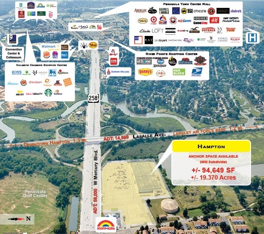 210 W Mercury Blvd, Hampton, VA for sale - Building Photo - Image 1 of 1