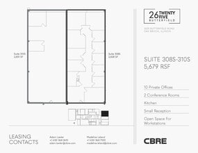 2625 Butterfield Rd, Oak Brook, IL for lease Floor Plan- Image 2 of 5