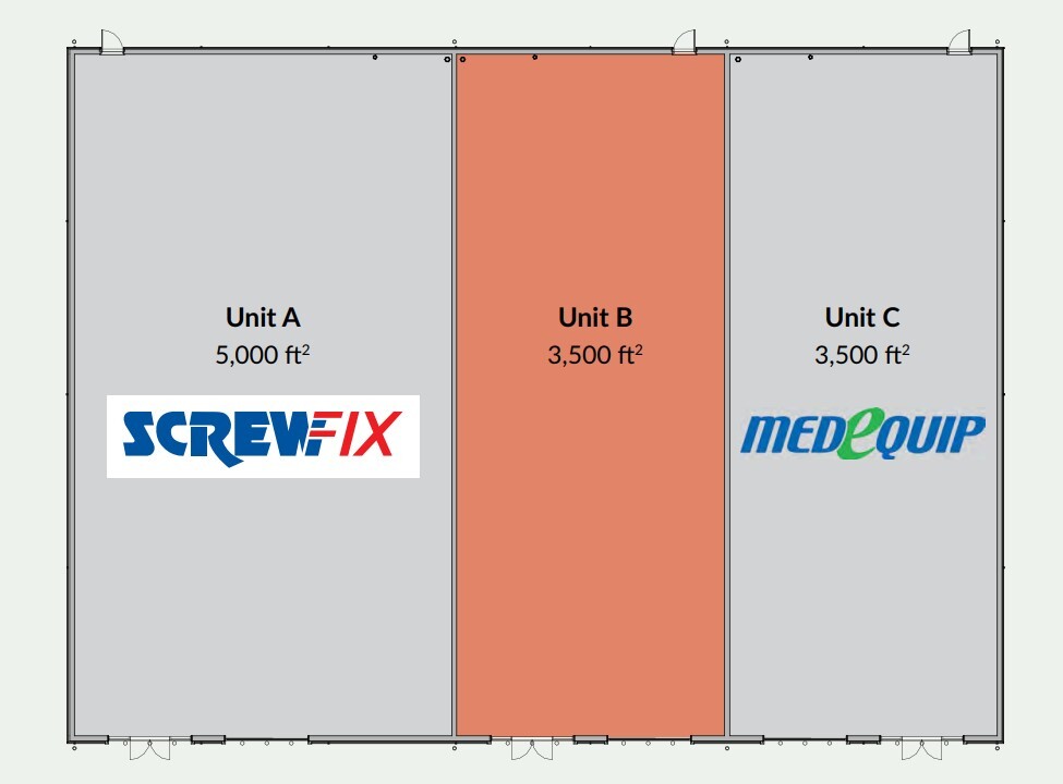 St. Johns Way, Downham Market, NFK PE38 0QQ - Unit B -  - Floor Plan - Image 1 of 1