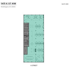 1411 K St NW, Washington, DC for lease Floor Plan- Image 1 of 1